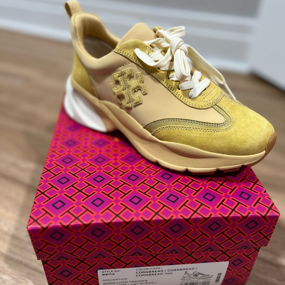Tory Burch Women's Cornbread Yellow Sneakers